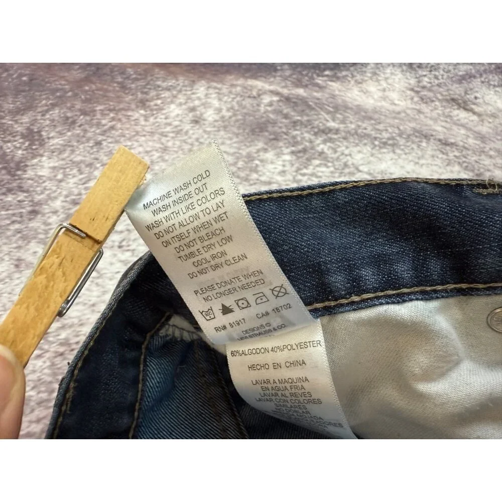 Levi's 511 Jeans Men's 30 x 30 Slim Straight Denim Classic 90s Y2K Vintage Skate